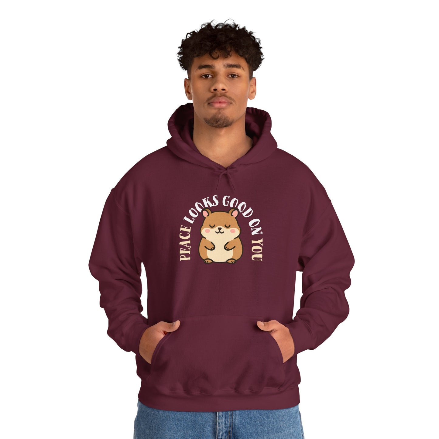 Peace Looks Good on You Unisex Hoodie