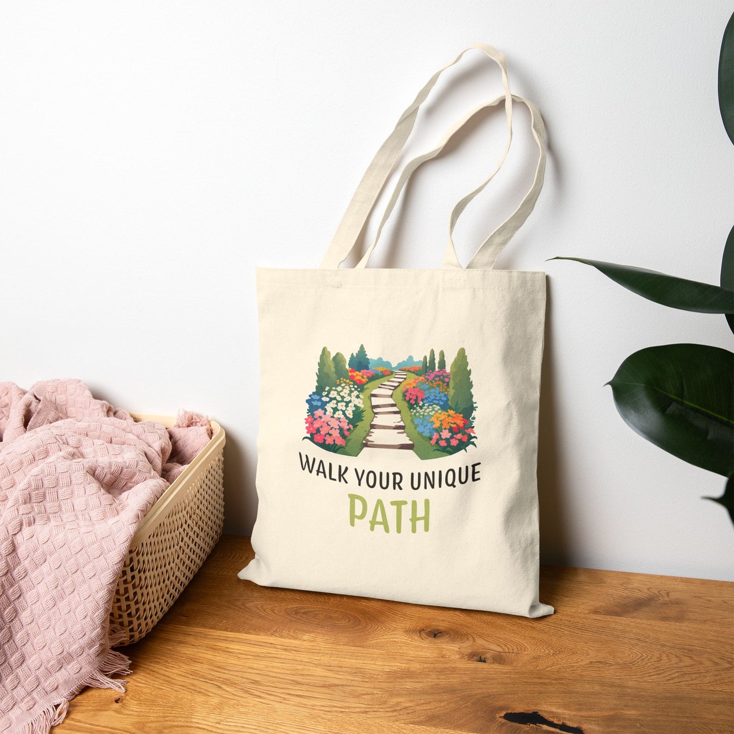 Walk Your Unique Path Tote Bag