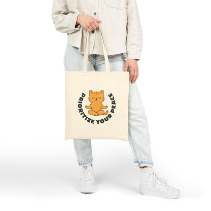 Prioritize Your Peace Tote Bag