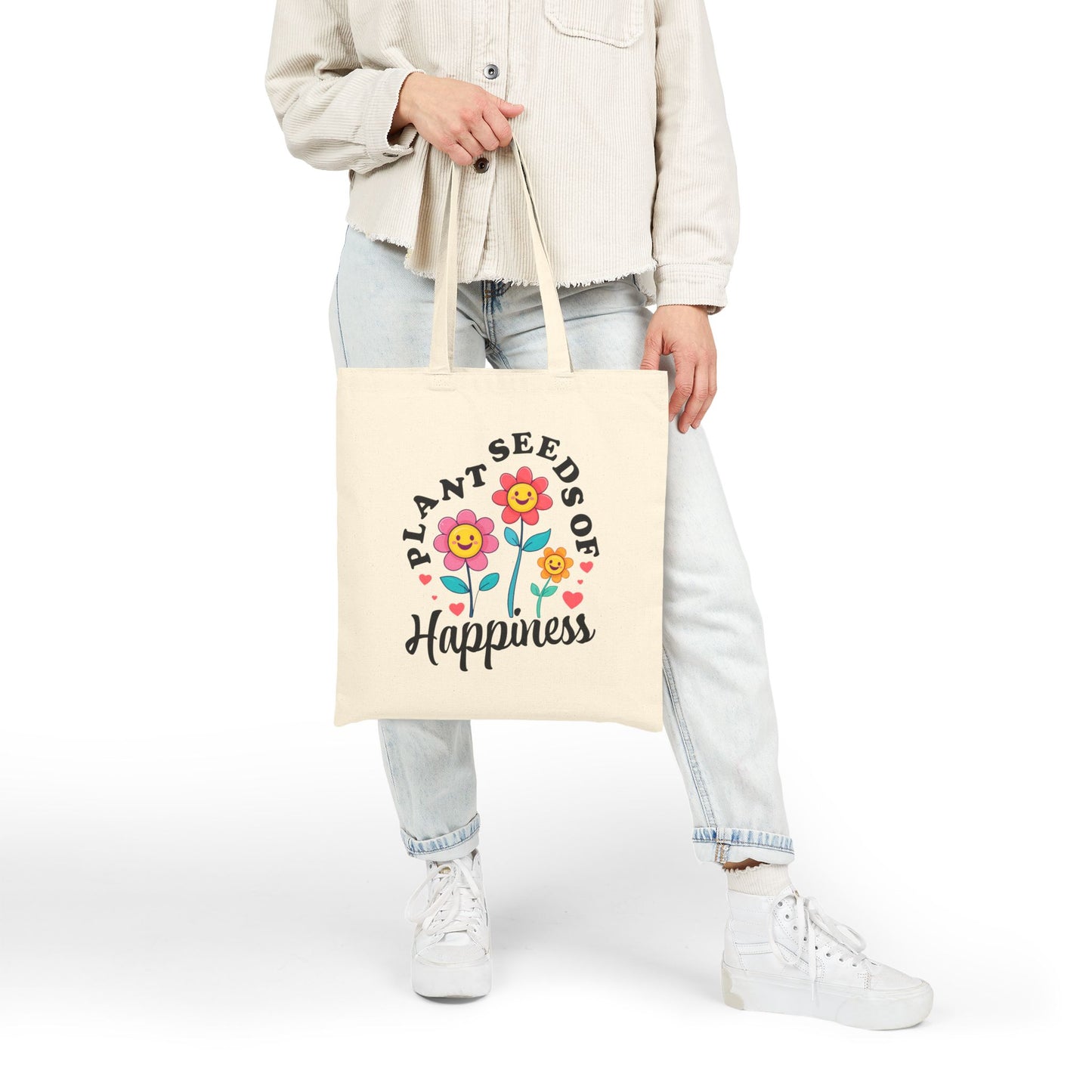 Plant Seeds of Happiness Tote Bag